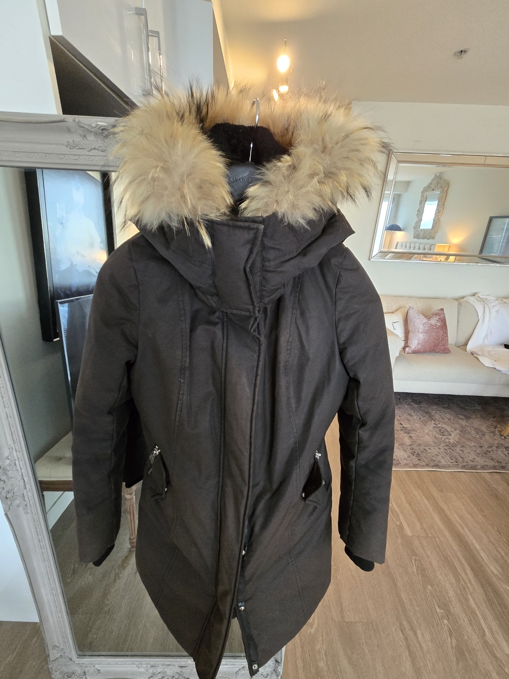 Mackage Parka with Removable Fur-Trim Hood - Picture 3 of 5